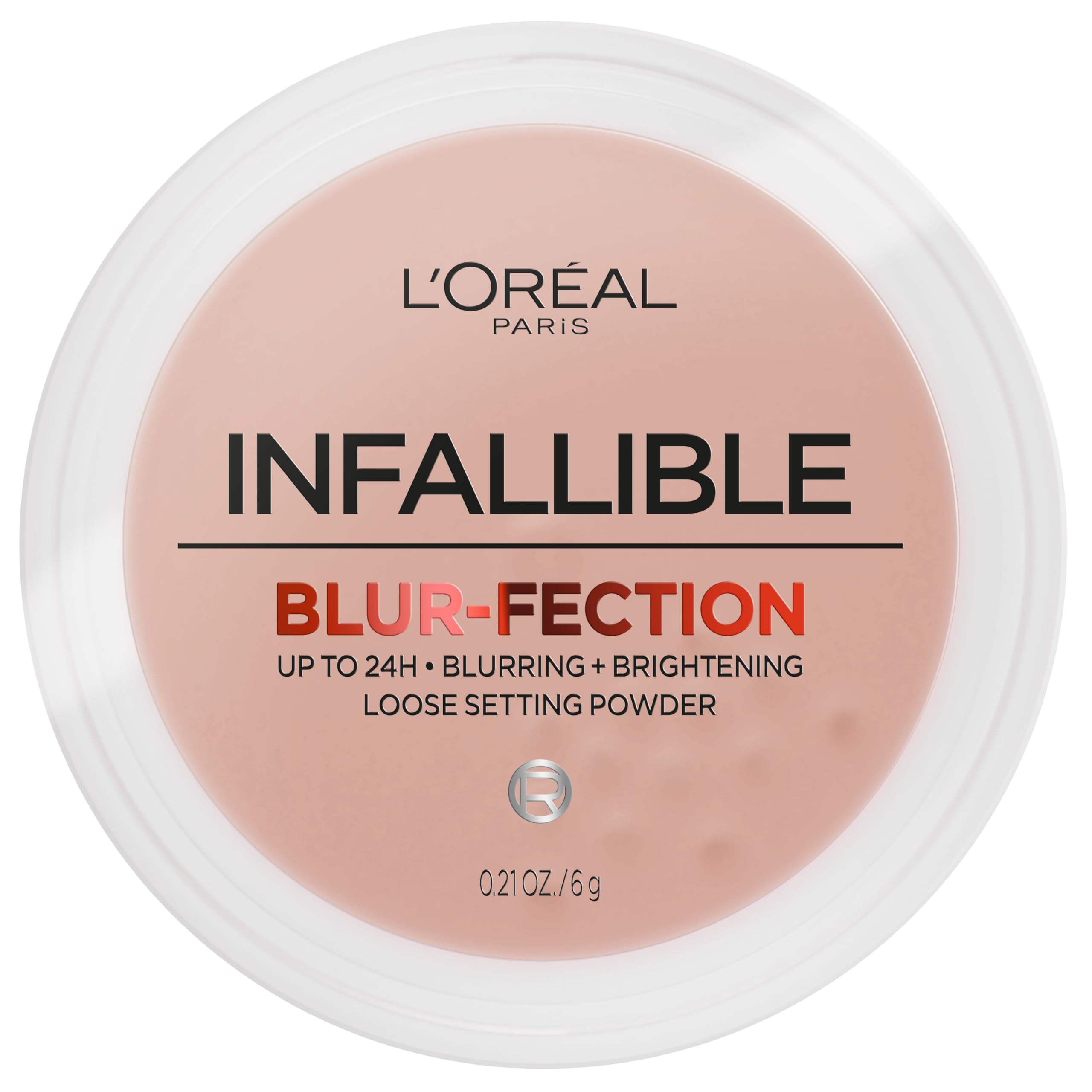 L'Oreal Paris Infallible Blur-fection Loose Setting Powder — 24H Wear, Translucent Medium Deep | 1 Kit