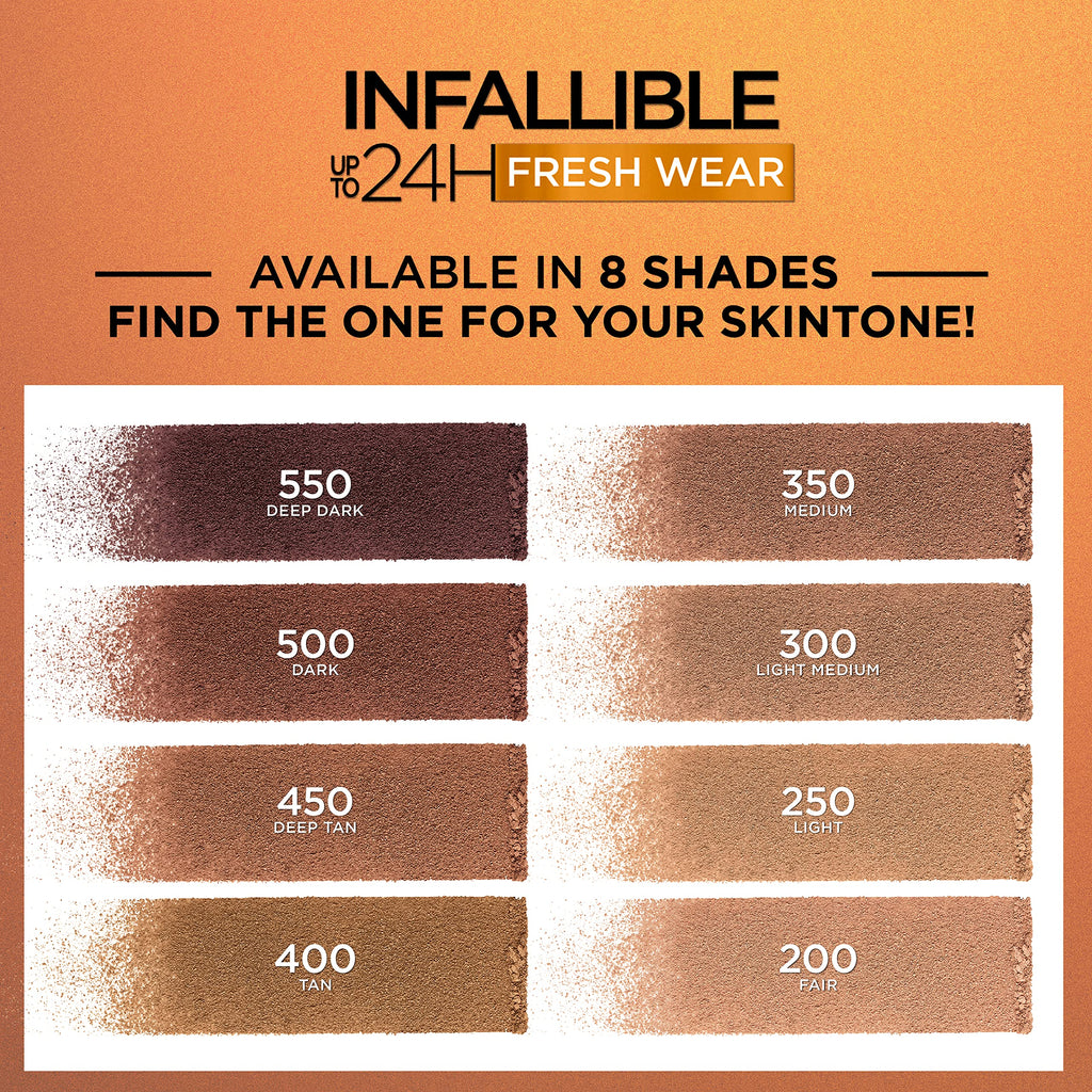 L'Oréal Paris Infallible Soft Matte Bronzer – Up to 24H Fresh Wear, Waterproof & Transfer-Proof | Medium 0.31 oz