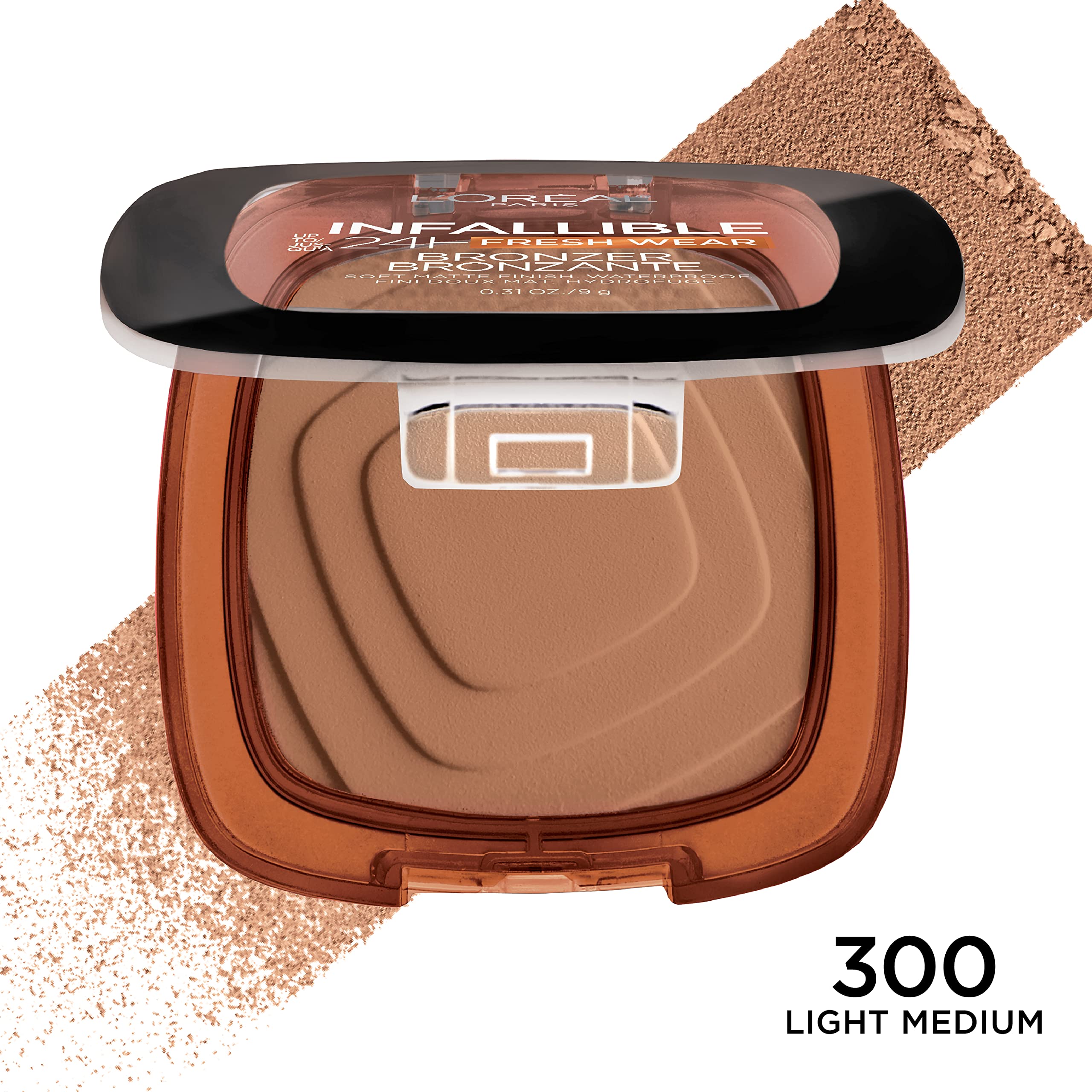 L'Oreal Paris Infallible Up to 24H Fresh Wear Soft Matte Bronzer – Waterproof Longwear
