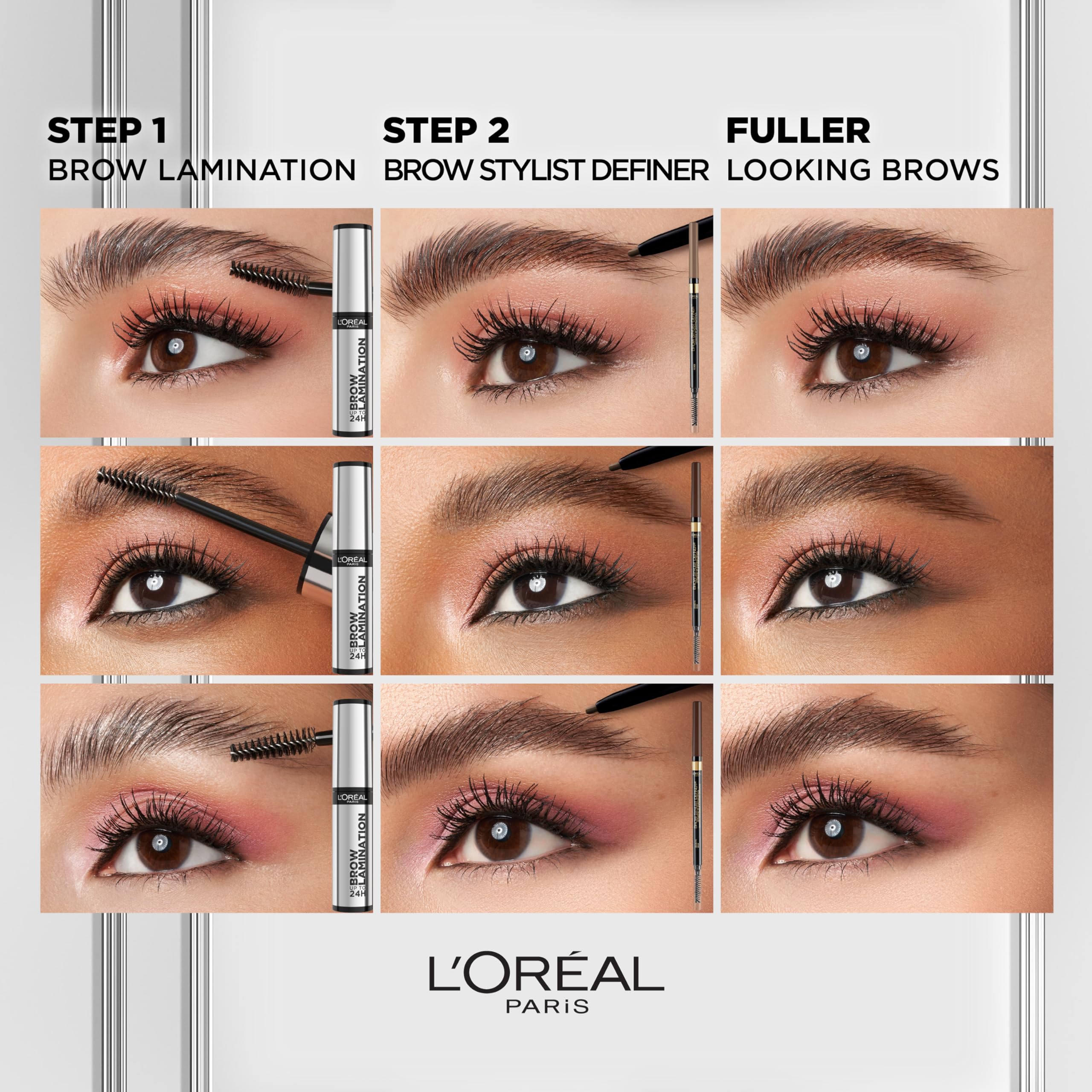L'Oreal Paris Infallible Brow Lamination Gel — Clear, Up To 24H Wear