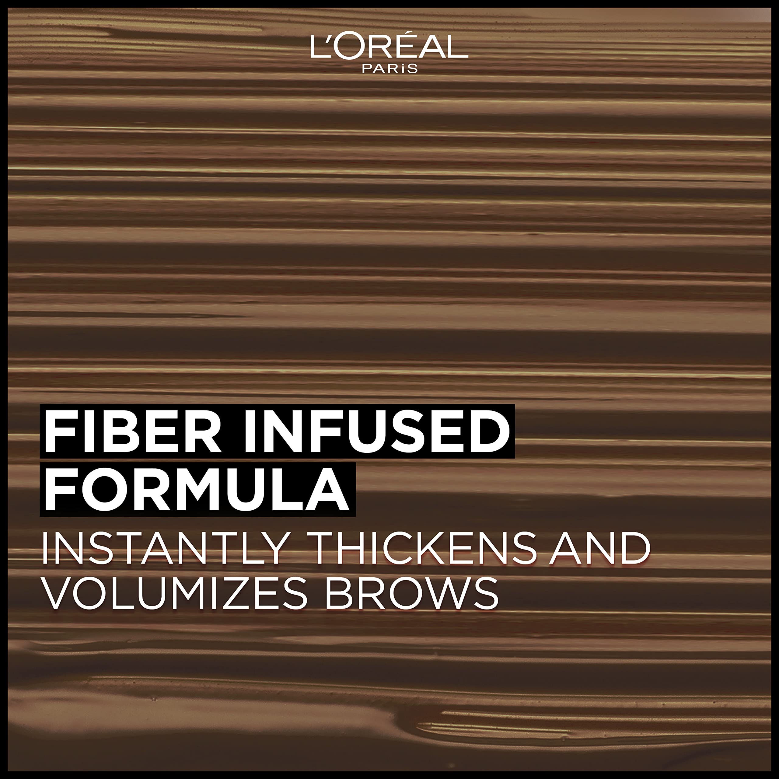 L'Oreal Paris Infallible Volumizing Brow Mascara, 6R Auburn – 24H Wear, 0.13 oz