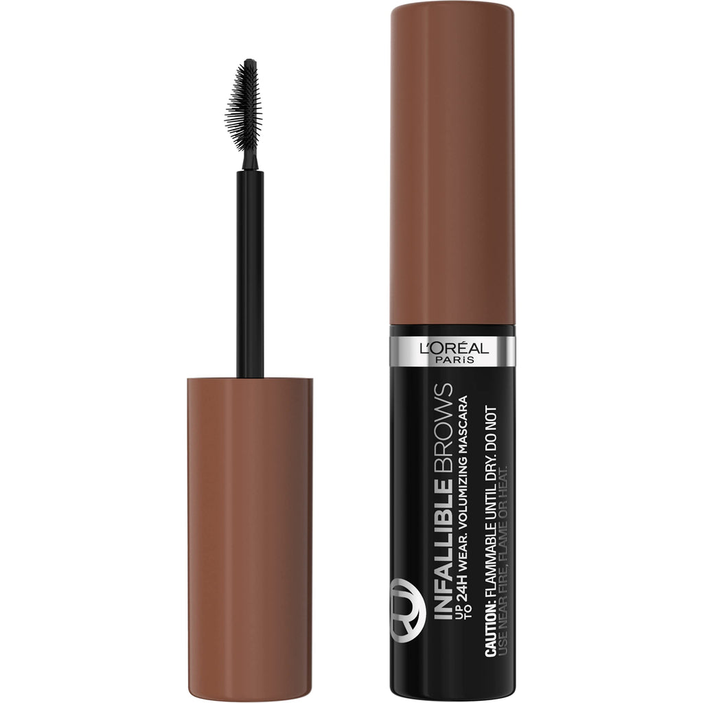 L'Oreal Paris Infallible Volumizing Brow Mascara, 6R Auburn – 24H Wear, 0.13 oz