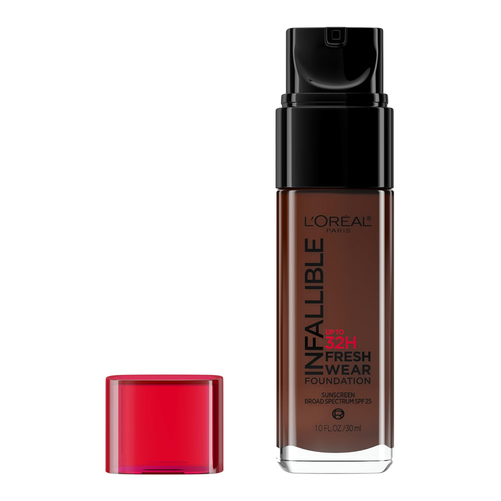 L'Oreal Paris Infallible Fresh Wear Foundation Espresso — Lightweight, Longwear Coverage with SPF 25
