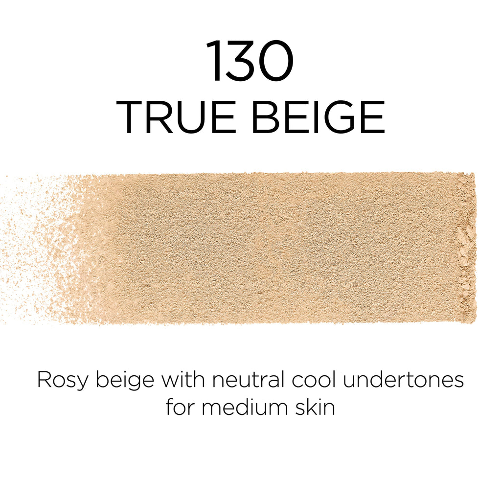 L'Oreal Paris Infallible Fresh Wear Foundation Powder — Up to 24H Wear, Waterproof, True Beige (0.31 oz)