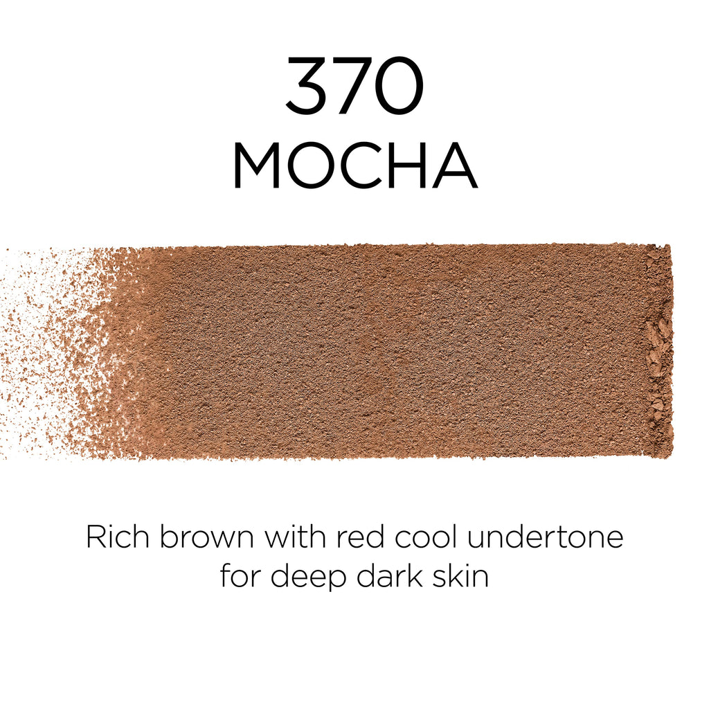 L'Oreal Paris Infallible Fresh Wear Foundation in a Powder – Mocha, 0.31 oz | Up to 24H Matte, Waterproof