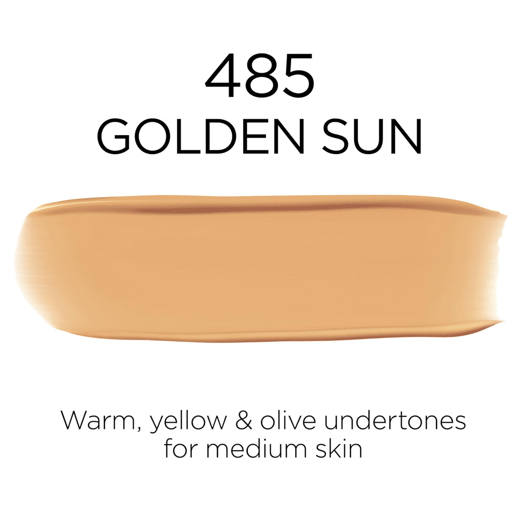L'Oreal Paris Infallible Fresh Wear Foundation 485 Golden Sun – Lightweight, Longwear SPF25