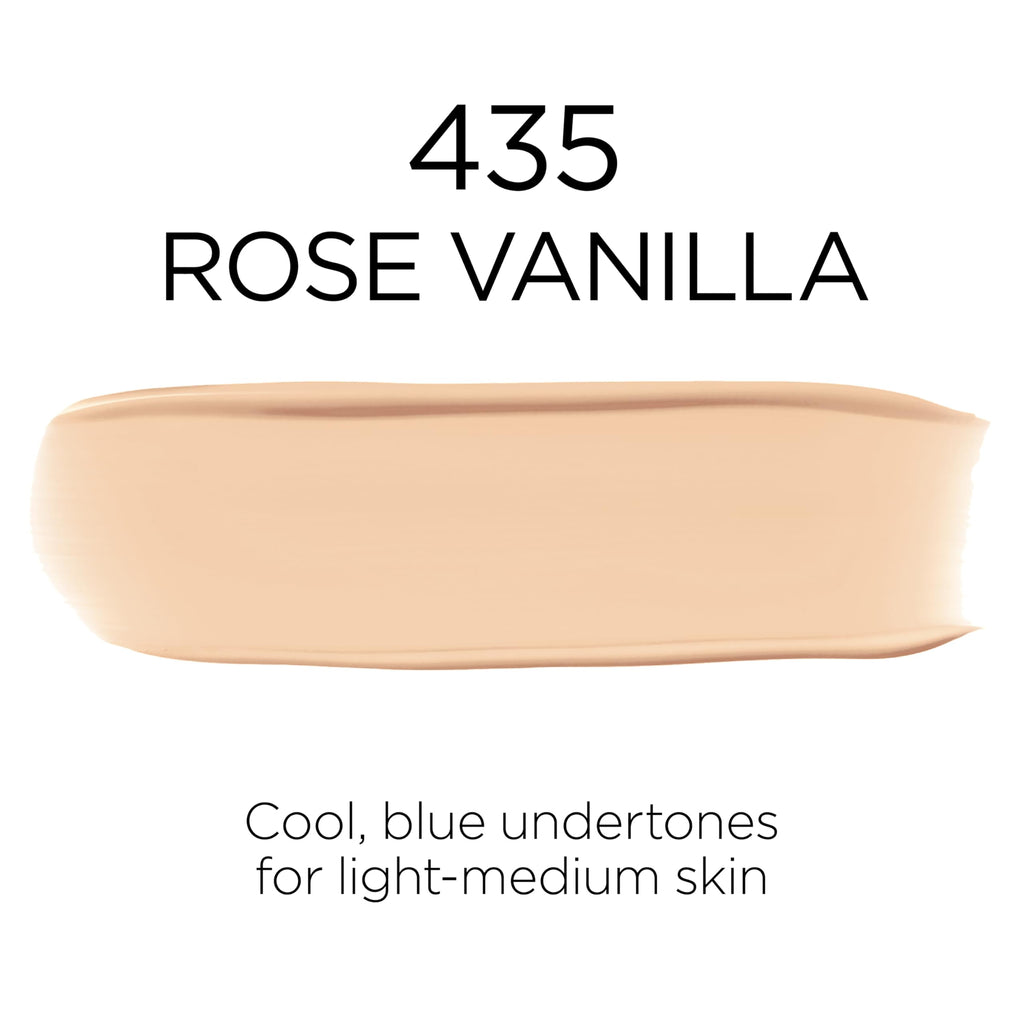 L'Oreal Paris Infallible Fresh Wear Foundation 435 Rose Vanilla — Lightweight, Longwear SPF25, 1 Fl Oz (Packaging May Vary)