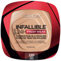 L'Oreal Paris Infallible Fresh Wear Foundation in a Powder – 24H Wear, Waterproof, Sand