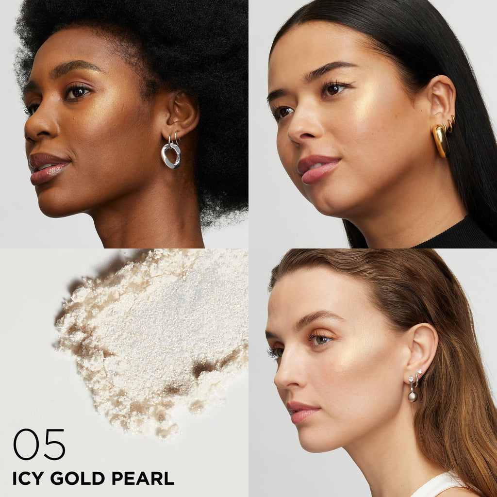 L'Oreal Paris Infallible Up to 24HR Highlighter – Icy Gold, Longwear Powder Highlighter (0.31 oz)