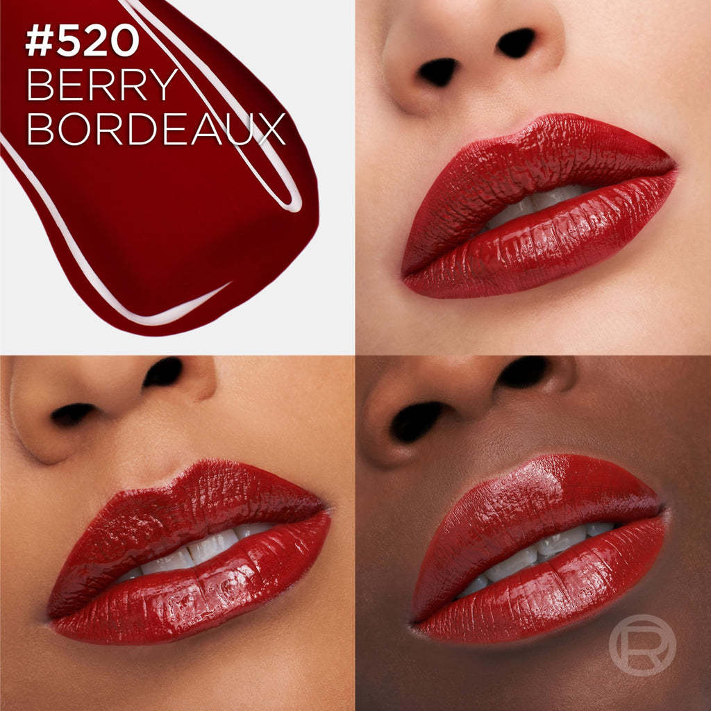 L'Oreal Paris Infallible Lacque Resistance Liquid Lipstick 520 Berry Bordeaux – 16HR, Zero Transfer, Lacquer Shine