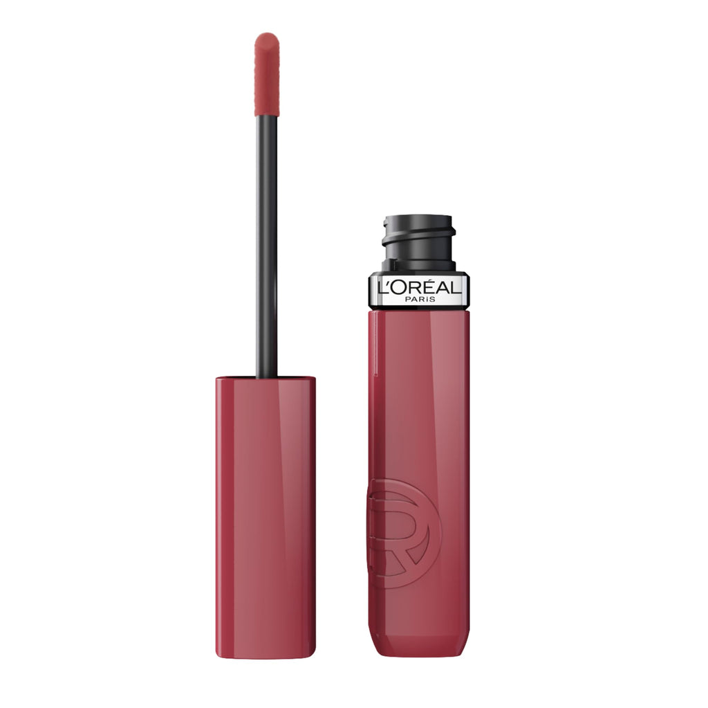 L'Oreal Paris Infallible Lacque Resistance Liquid Lipstick in Paris Sunset – 16HR Lacquer Shine, Transfer-Proof