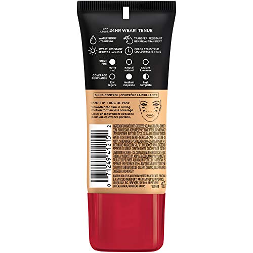 L'Oreal Paris Infallible Pro-Matte Foundation Sand – Longwear Demi-Matte Finish (24h)
