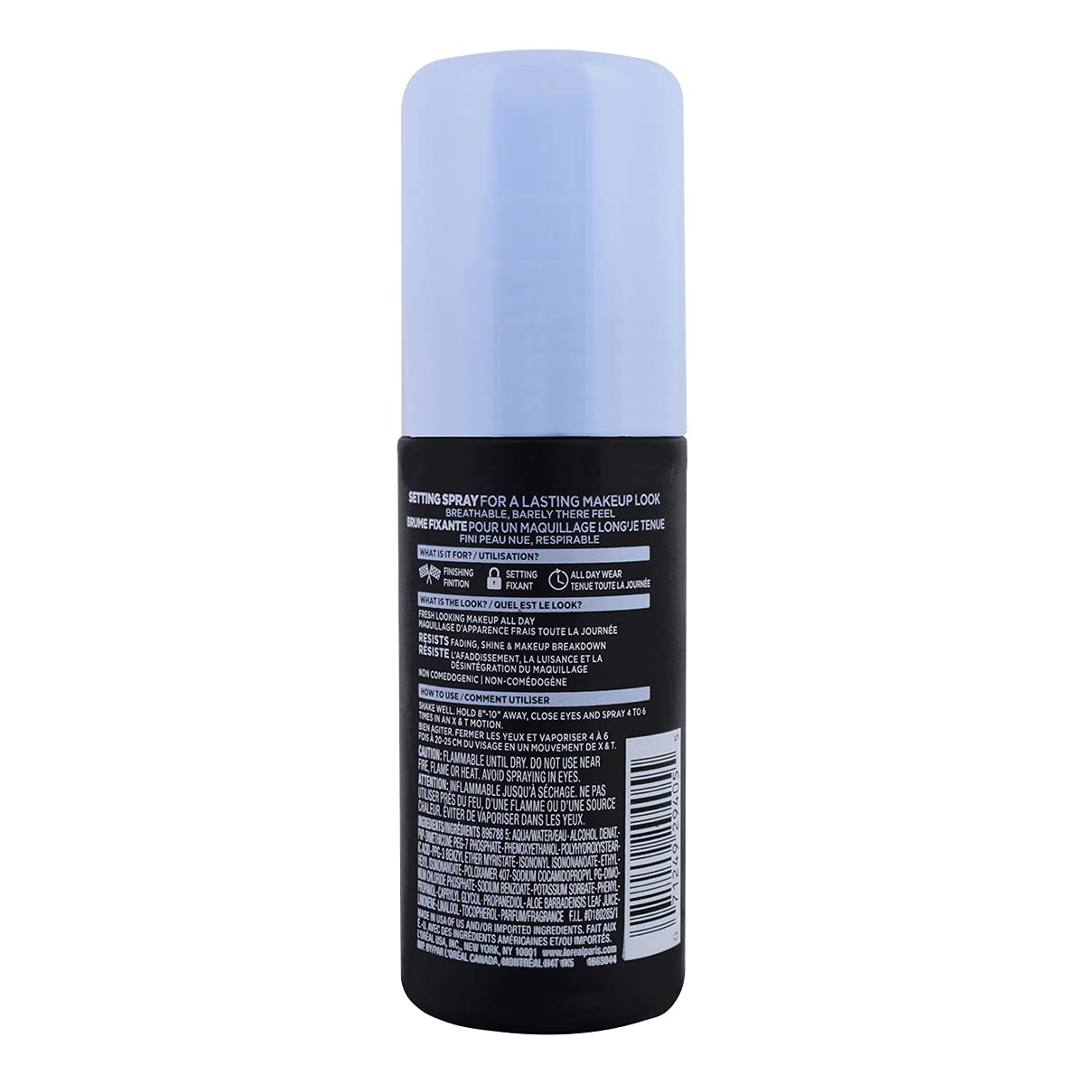 L'Oreal Paris Infallible Pro-Spray & Set Setting Spray – All-Day Makeup Extender (3.4 oz)