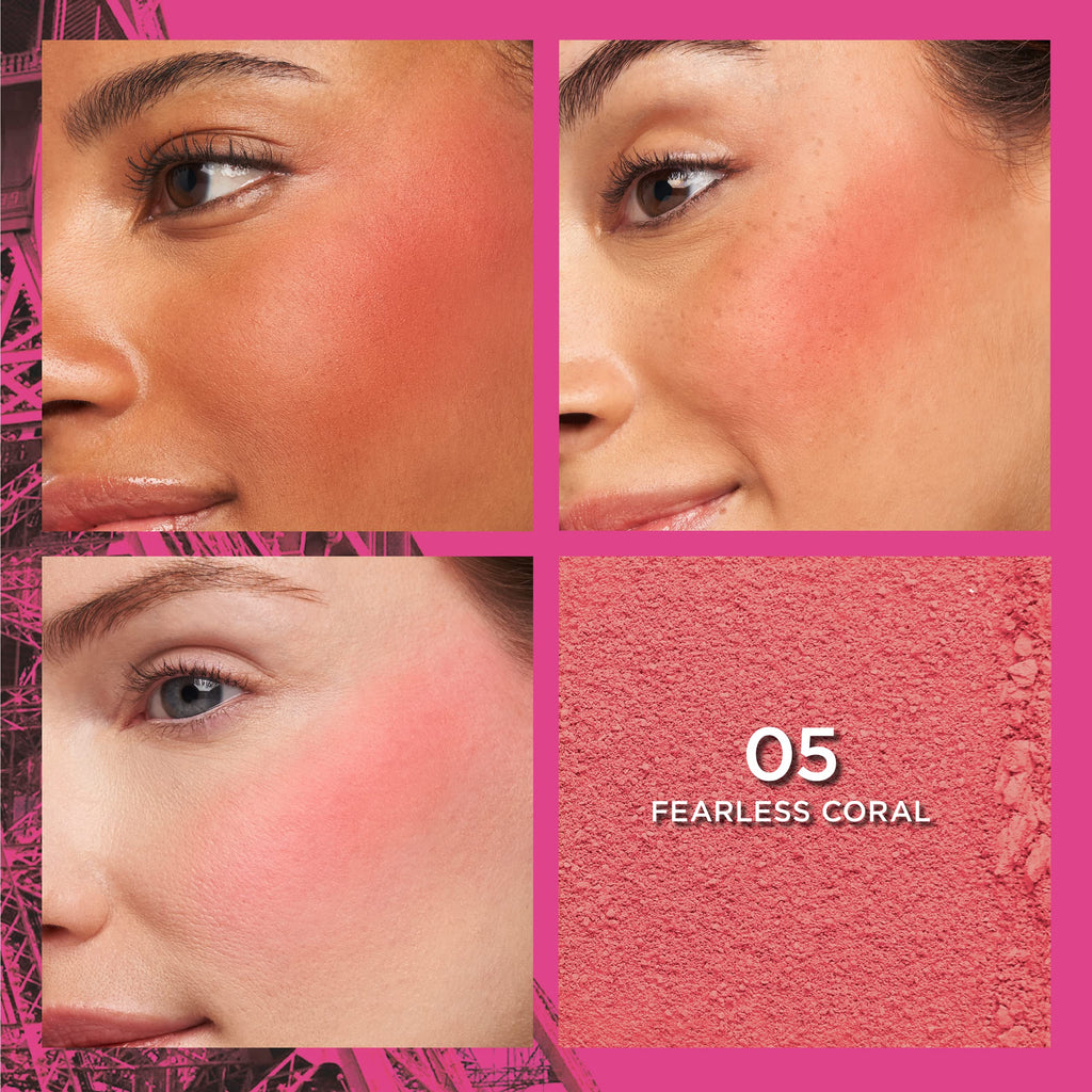 L’Oréal Paris Infallible Soft Matte Blush – Fearless Coral 05, 0.31 oz | 24H Wear