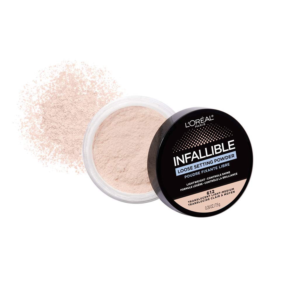 L'Oreal Paris Infallible Tinted Loose Setting Powders – Matte Finish, Lightweight, No White Cast, 2 Shades