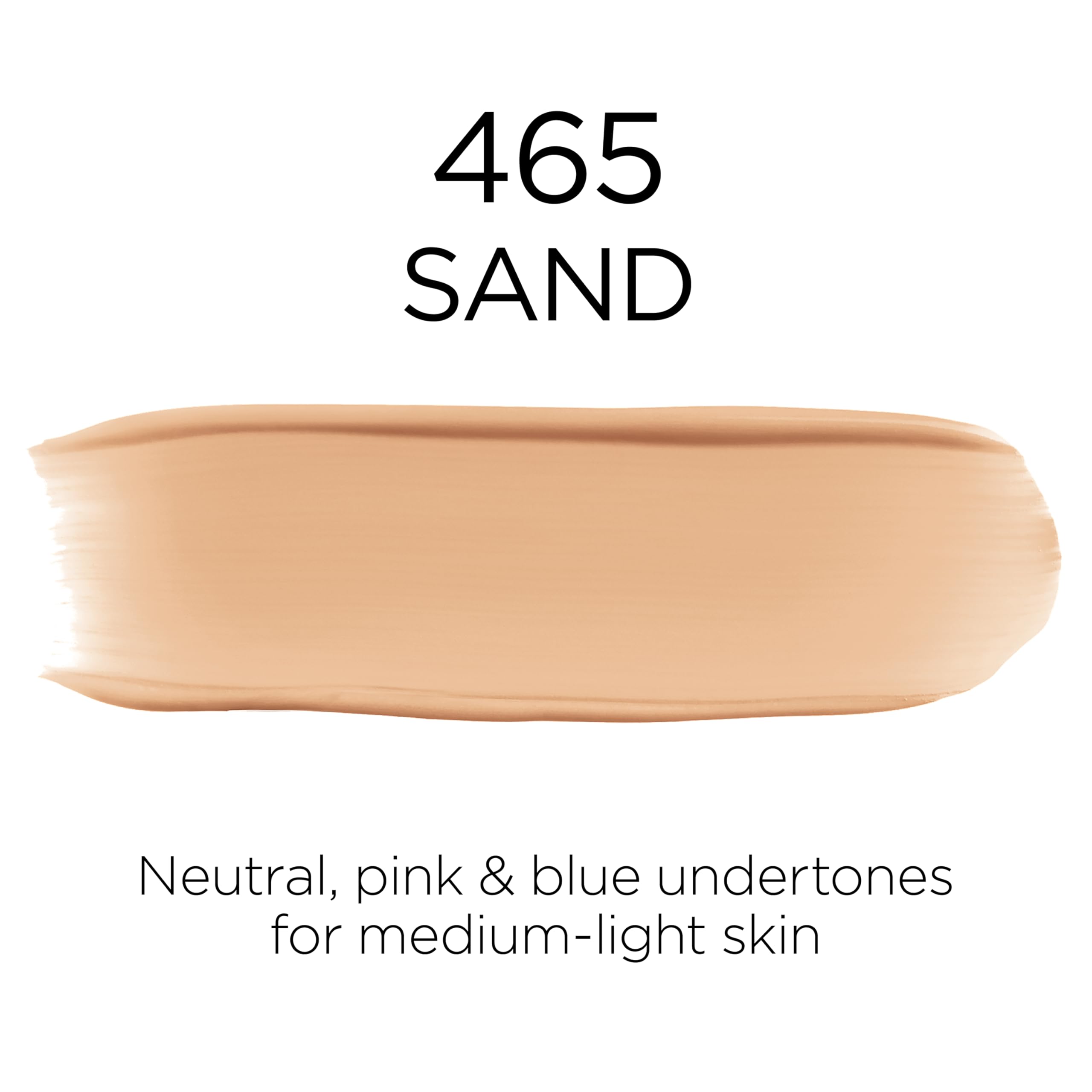 L’Oréal Paris Infallible Fresh Wear Foundation — 24HR Lightweight SPF 25, Shade 465 Sand