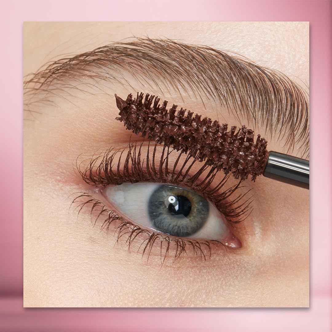 L'Oreal Paris Lash Paradise Mascara Latte Brown – Voluminous Volume & Length, Feathery Soft Lashes