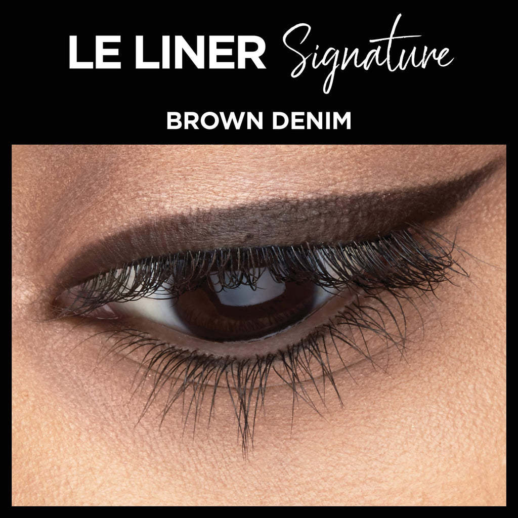 L'Oreal Paris Le Liner Signature Mechanical Eyeliner – Brown Denim, Waterproof, 24Hr Wear