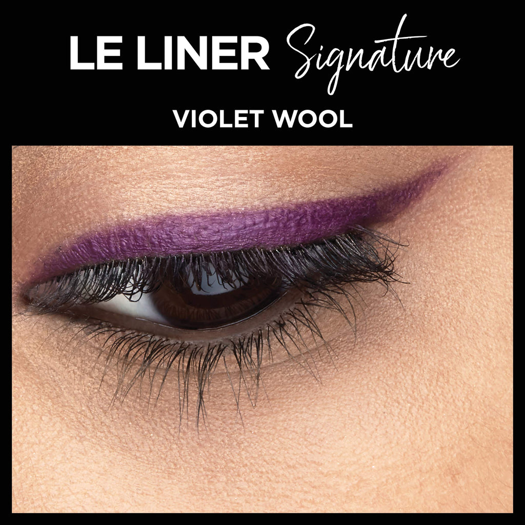 L’Oréal Paris Le Liner Signature Mechanical Eyeliner – Waterproof, 24Hr Wear, Violet Wool