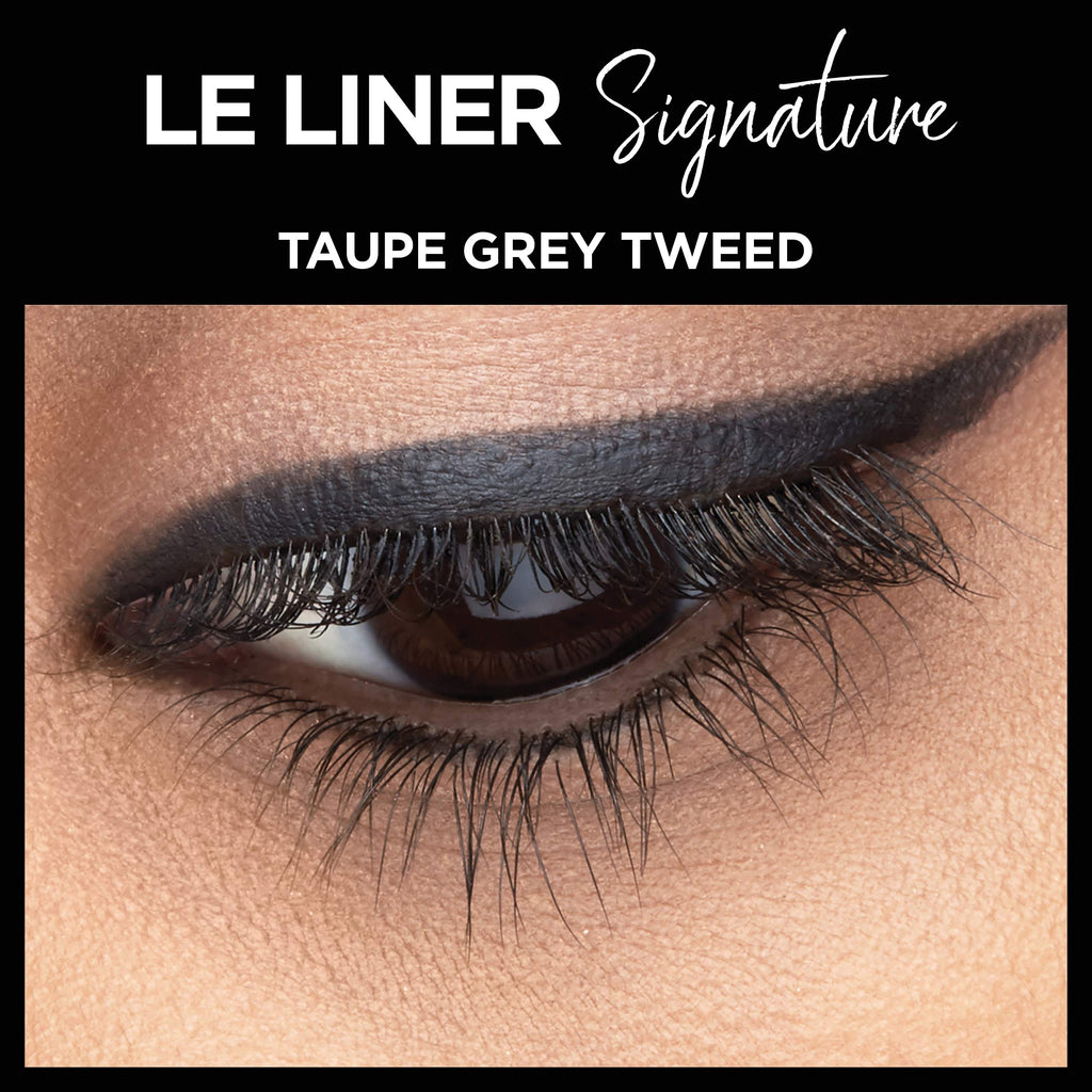L'Oreal Paris Le Liner Signature Mechanical Eyeliner – Taupe Grey Tweed, Easy-Glide, Waterproof, 24Hr Wear
