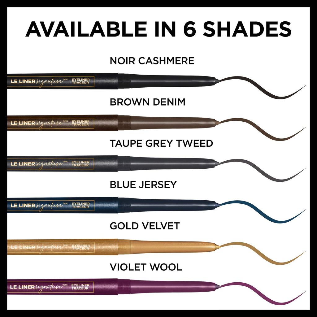L'Oreal Paris Le Liner Signature Mechanical Eyeliner – Brown Denim, Waterproof, 24Hr Wear
