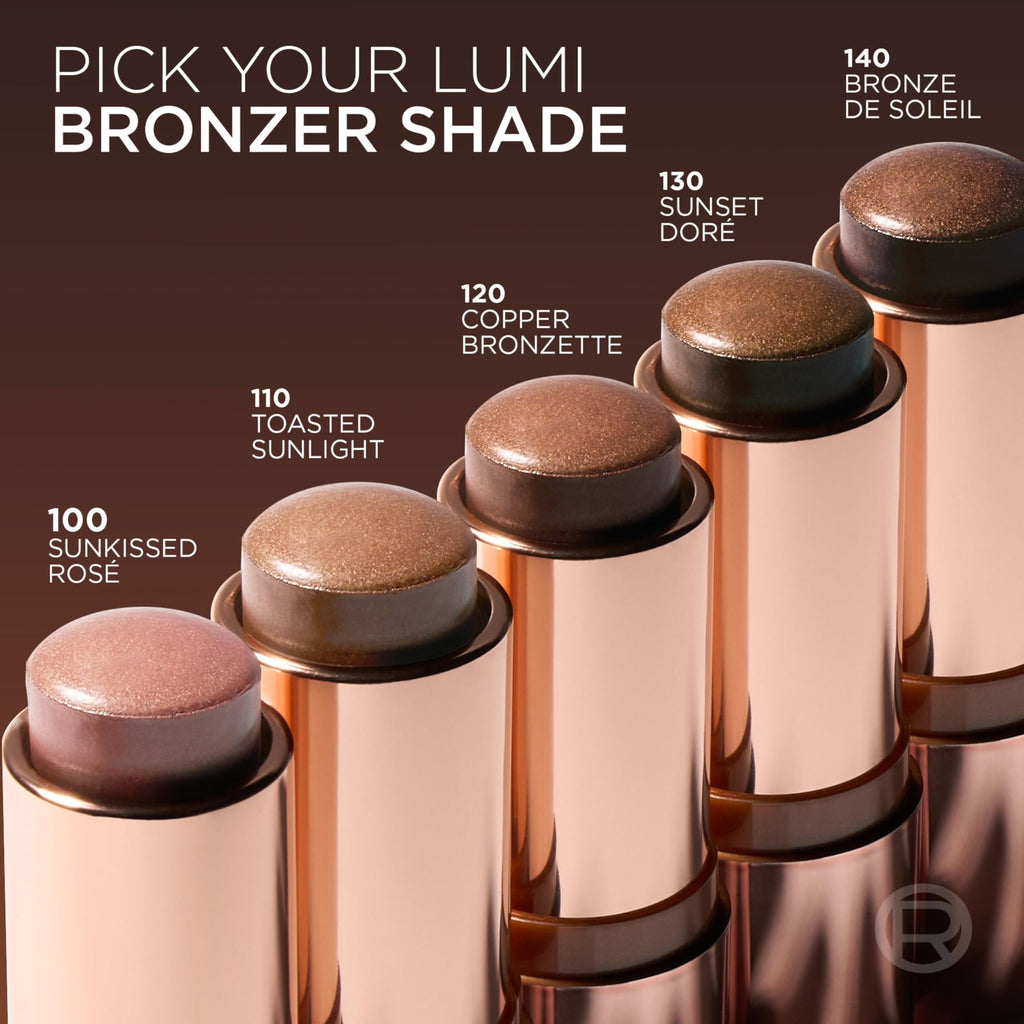 L'Oreal Paris Lumi Bronze Le Stick Soleil Bronzer Stick - Cream-to-Powder, 140 Bronze De Soleil