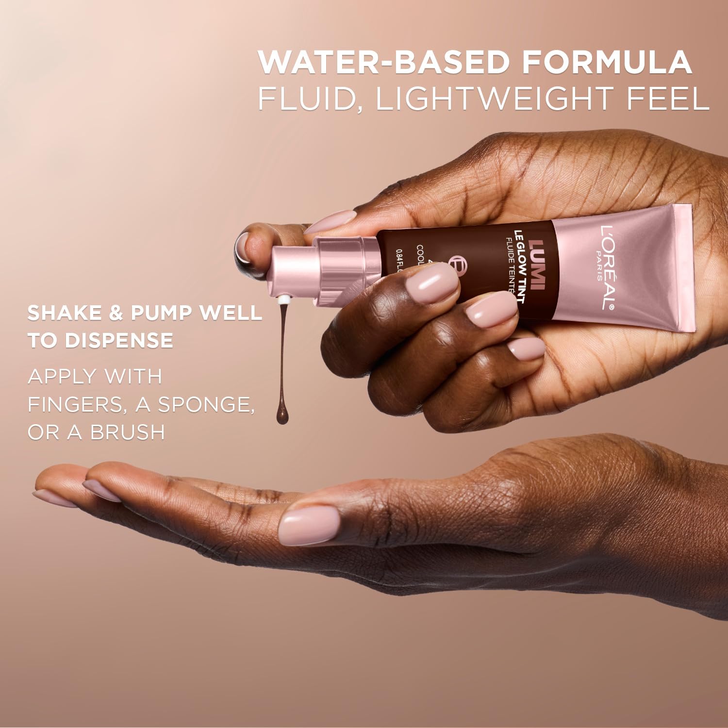 L’Oréal Paris Lumi Le Glow Skin Tint – Lightweight Water-Based Tint with Foundation-Like Coverage