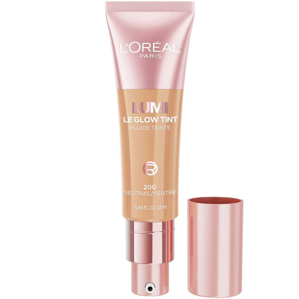 L'Oreal Paris Lumi Le Glow Tint | Lightweight Water-Based Tint with Buildable Coverage