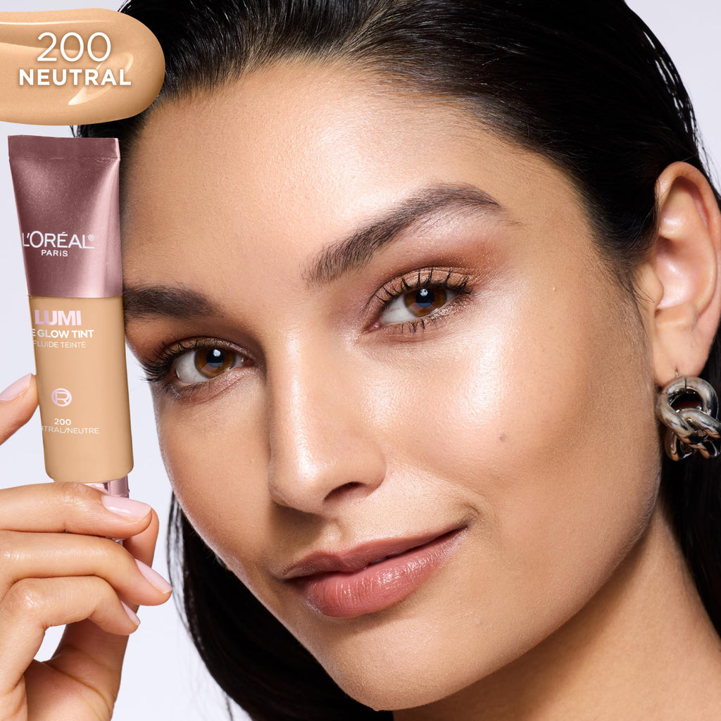 L'Oreal Paris Lumi Le Glow Tint | Lightweight Water-Based Tint with Buildable Coverage