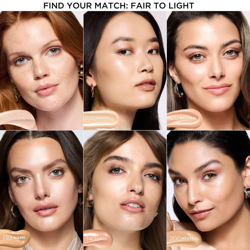 L'Oreal Paris Lumi Le Glow Skin Tint – Lightweight Water-Based Tint with Buildable Coverage, Warm 130, 0.85 fl oz