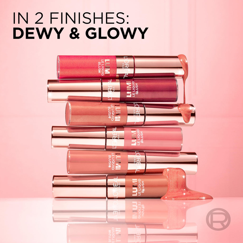 L'Oreal Paris Lumi Le Liquid Blush – Intense, Lightweight Color with Buildable Glow