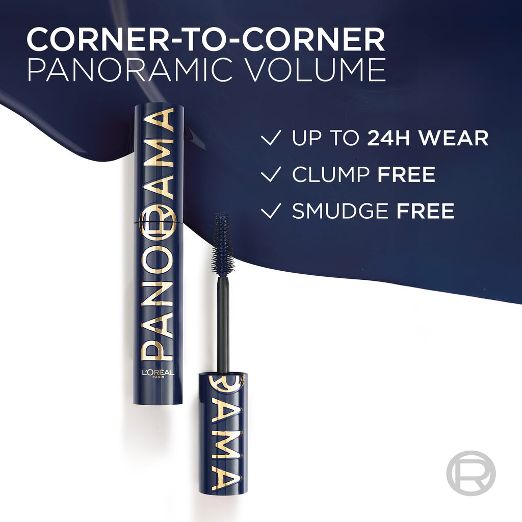 L'Oreal Paris Panorama Mascara Blue Suede 706 – Volumizing & Lengthening, 24h Wear