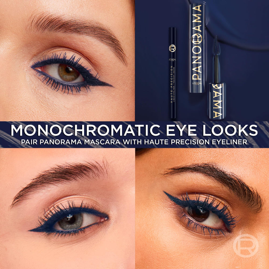 L'Oreal Paris Panorama Mascara Blue Suede 706 – Volumizing & Lengthening, 24h Wear