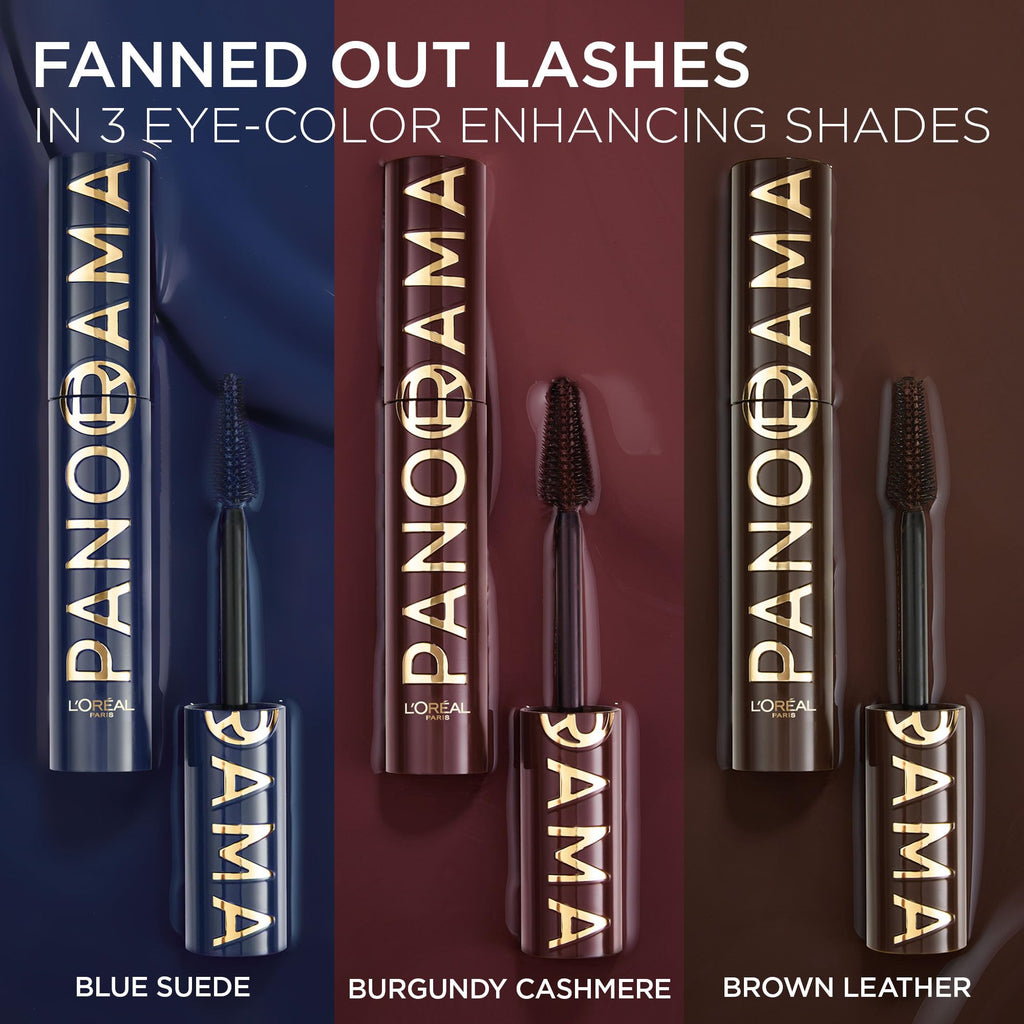 L'Oreal Paris Panorama Mascara Blue Suede 706 – Volumizing & Lengthening, 24h Wear