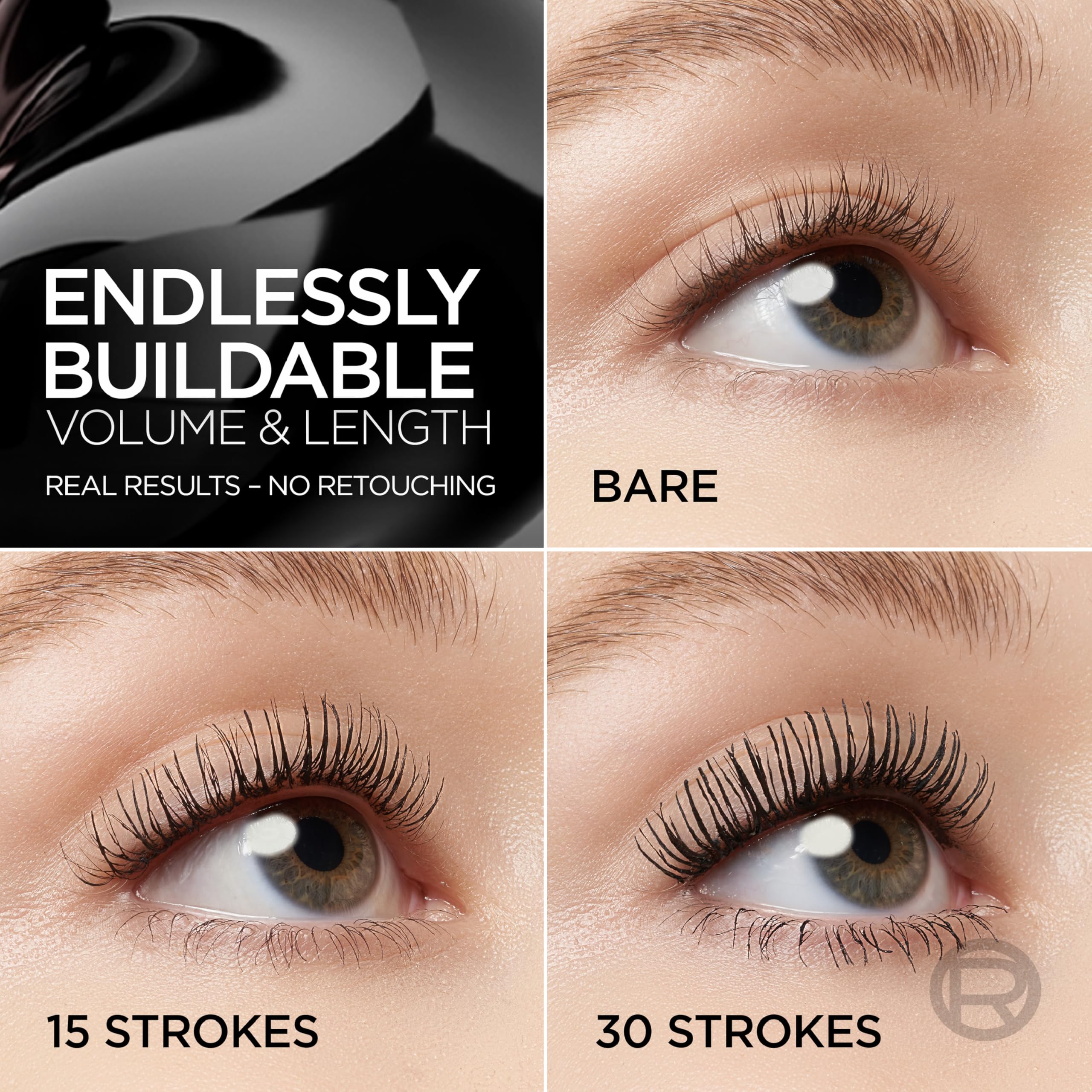 L'Oreal Paris Paradise Big Deal Mascara – Buildable Volume & Length, Clump-Resistant, Washable (0.33 fl oz)