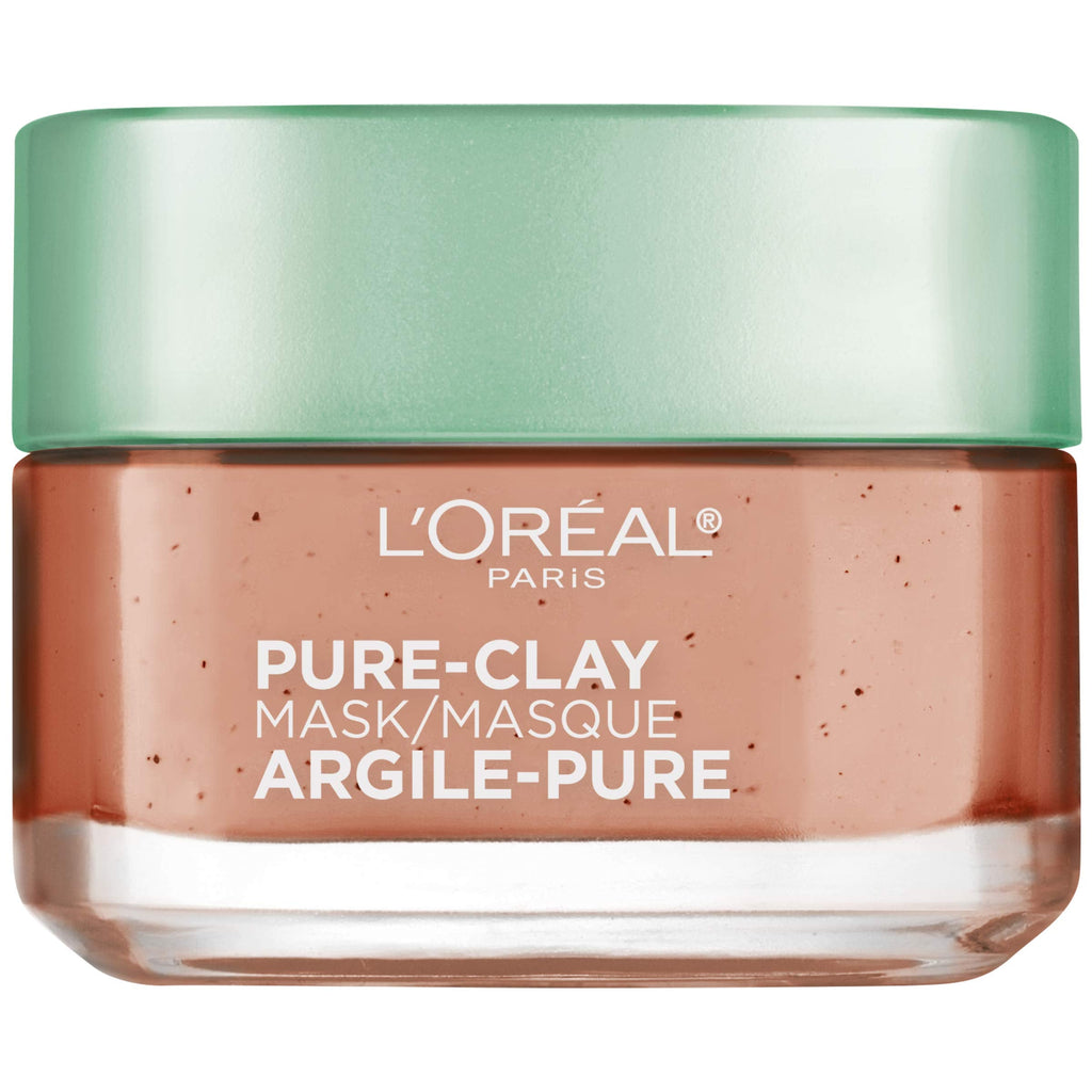 L'Oreal Paris Pure Clay Mask with Red Algae - Exfoliate & Refine Pores | 1.7 oz