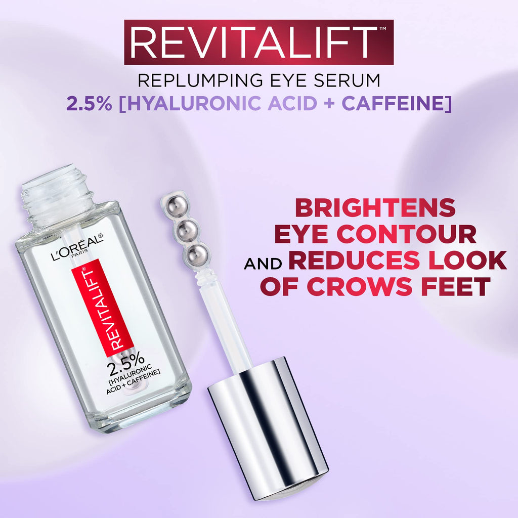 L'Oreal Paris Revitalift Derm Intensives Hyaluronic Acid + Caffeine Eye Serum