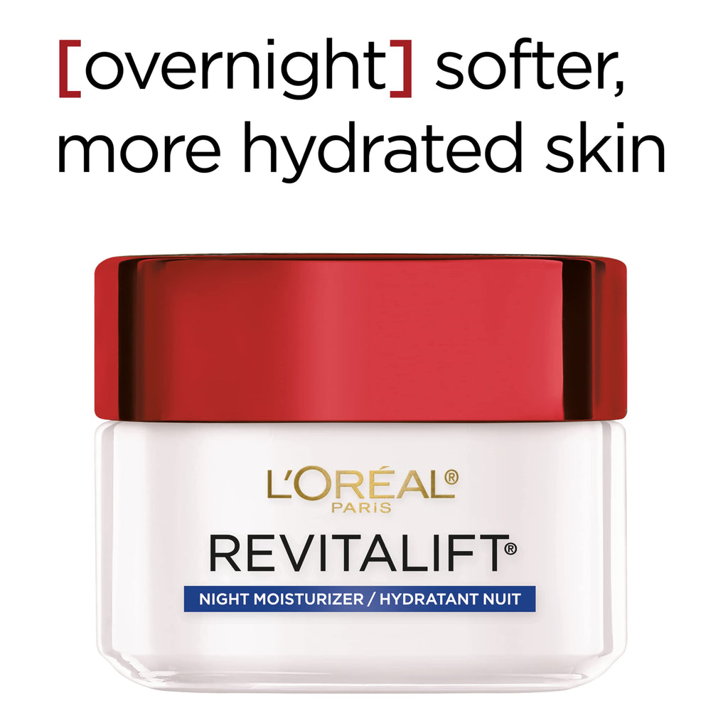 L'Oreal Paris Revitalift Anti-Wrinkle & Firming Night Cream | Pro-Retinol, 1.7 oz