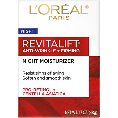 L'Oreal Paris Revitalift Anti-Wrinkle & Firming Night Cream | Pro-Retinol, 1.7 oz