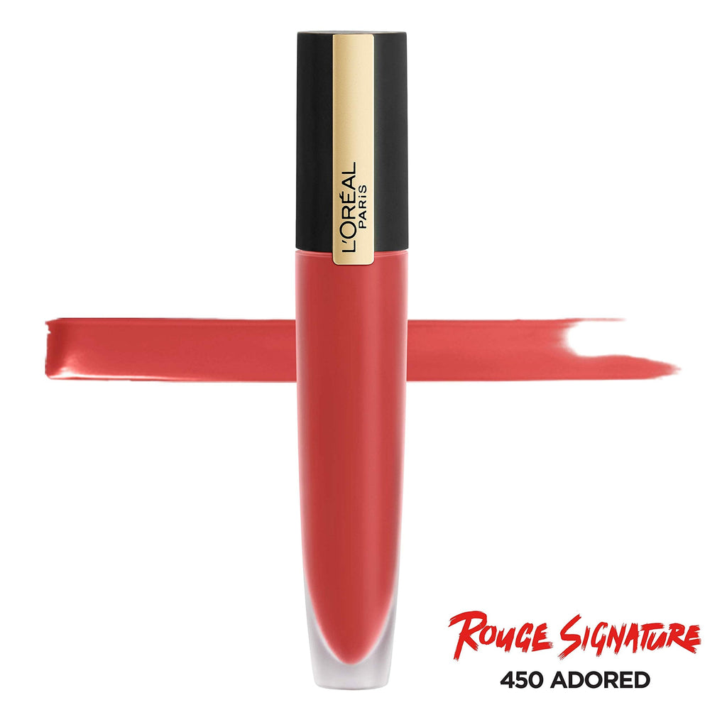 L'Oreal Paris Rouge Signature Matte Lip Stain Adored - Weightless Matte Color