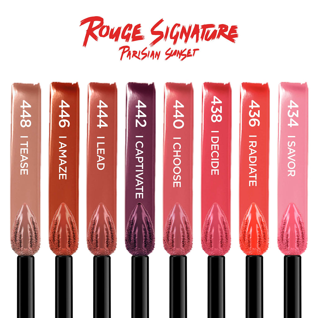 L'Oreal Paris Rouge Signature Matte Lip Stain I Savor — Weightless Matte Color