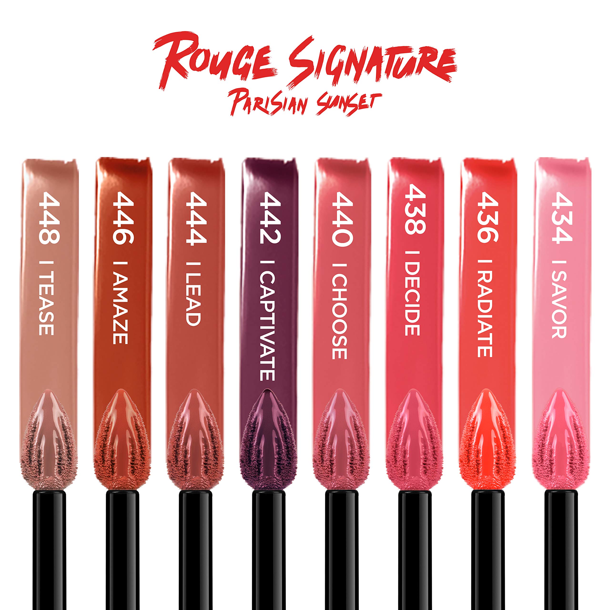 L'Oreal Paris Rouge Signature Matte Lip Stain I Savor — Weightless Matte Color