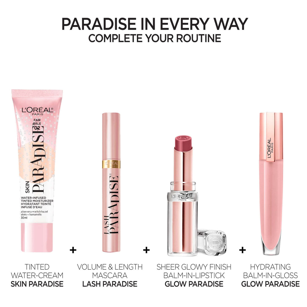 L'Oreal Paris Skin Paradise Water-Based Tinted Moisturizer SPF 19 | Lightweight, Hydrating Coverage