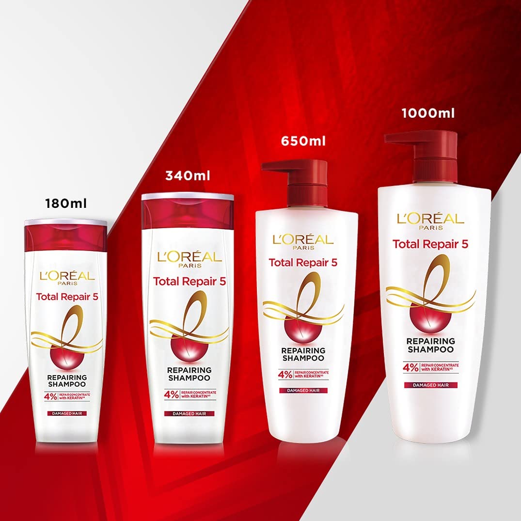 L'Oreal Paris Hair Expertise Total Repair 5 Shampoo – 640ml