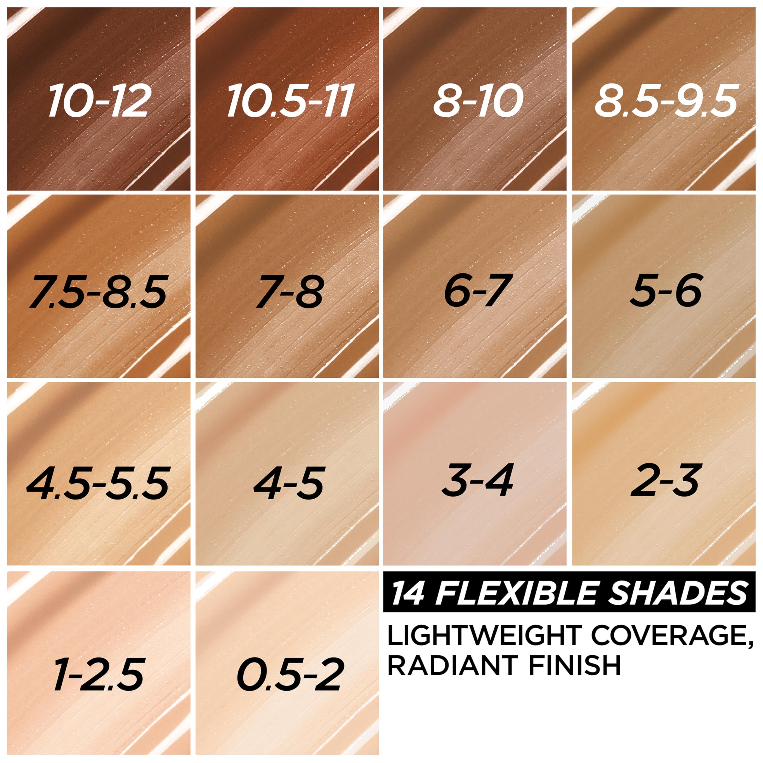 L'Oreal Paris True Match Nude Hyaluronic Serum Foundation – Cool Deep 7.5-8.5 (1% HA) | Hydrating Tint