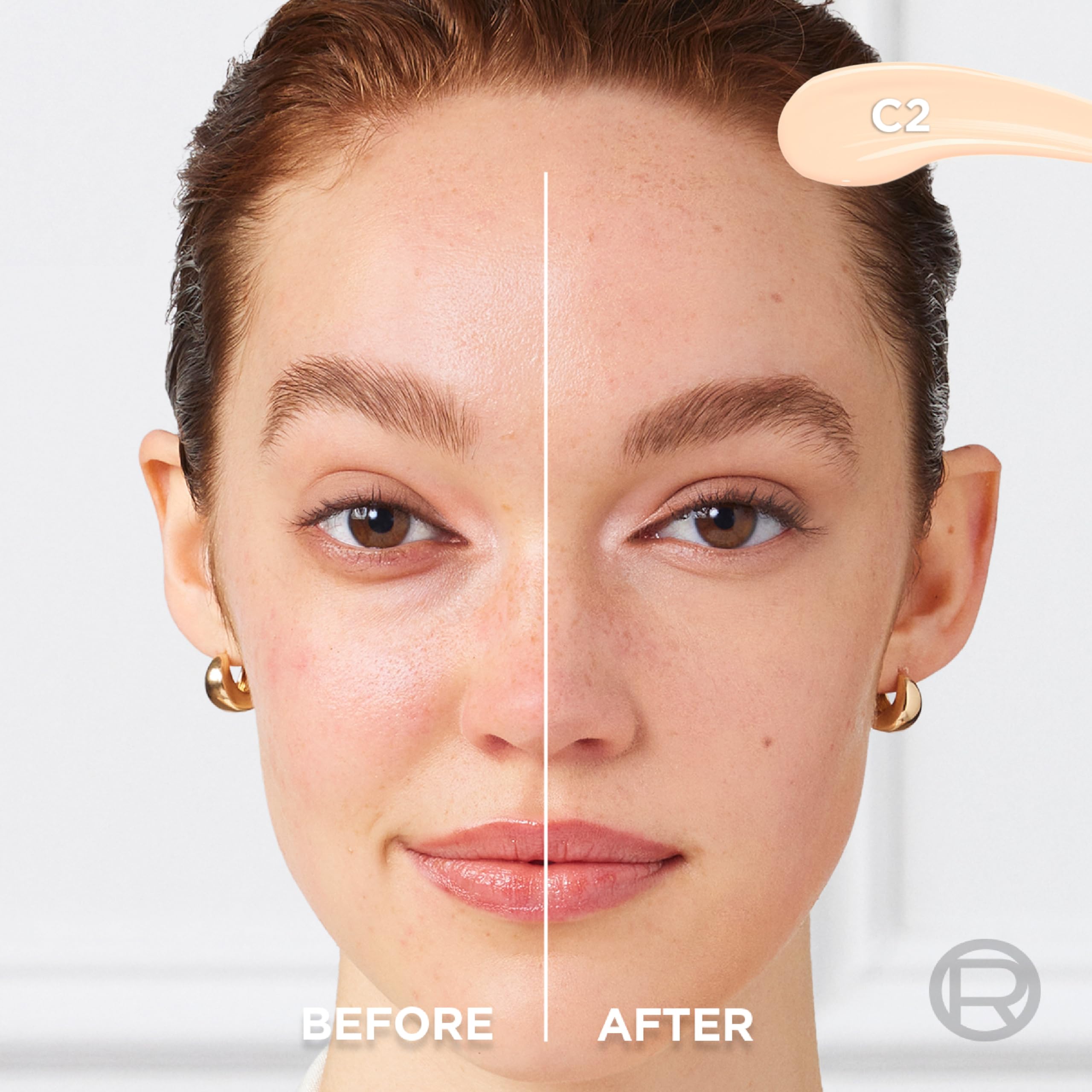 L'Oreal Paris True Match Radiant Serum Concealer – Hydrating Under-Eye Brightener with 1.5% Hyaluronic Acid + Caffeine, C2
