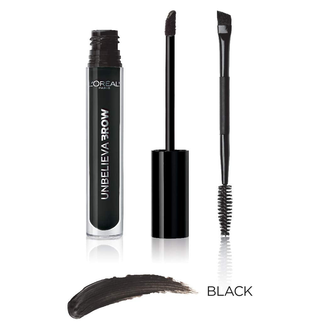 L'Oréal Paris Unbelieva-Brow Longwear Waterproof Tinted Brow Gel - Black, 0.15 fl oz