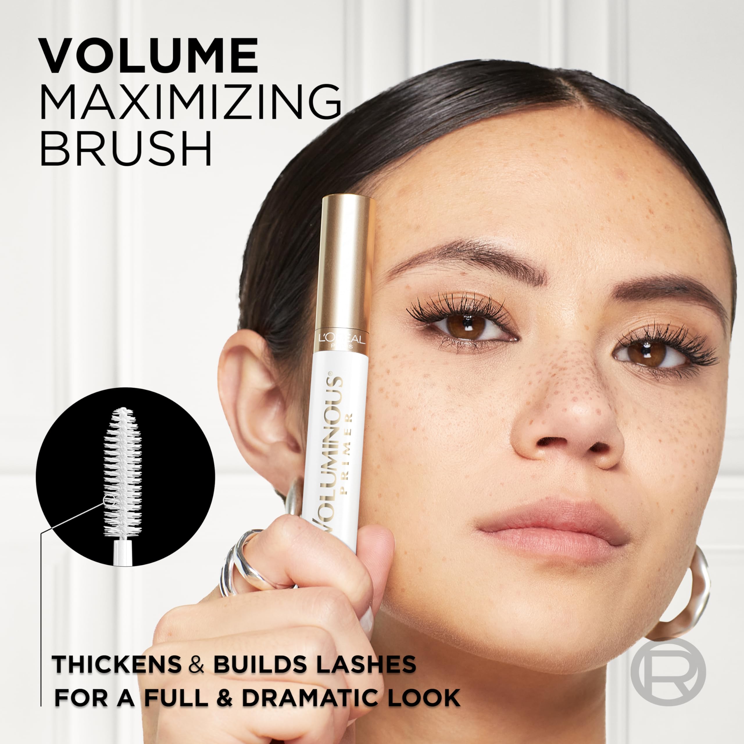 L'Oréal Paris Voluminous Lash Boosting Conditioning Primer Mascara – White Primer (2 Count)