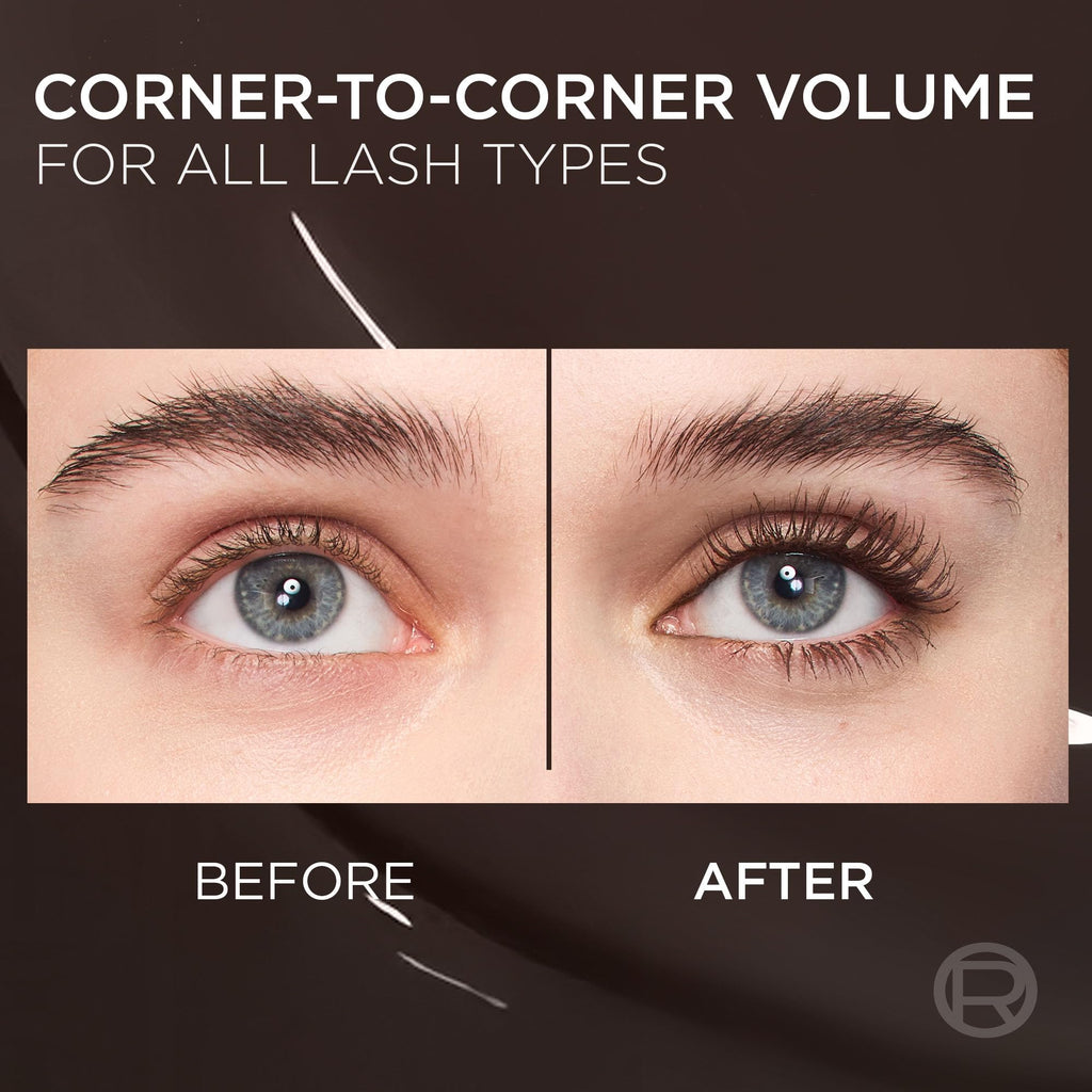 L'Oréal Paris Voluminous Panorama Chromatic Mascara – Brown Leather, 24h Wear