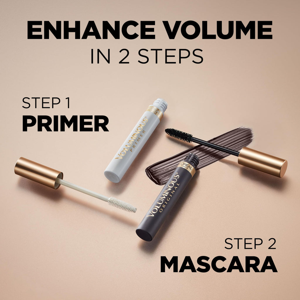 L'Oréal Paris Voluminous Lash Boosting Conditioning Primer Mascara – White Primer (2 Count)